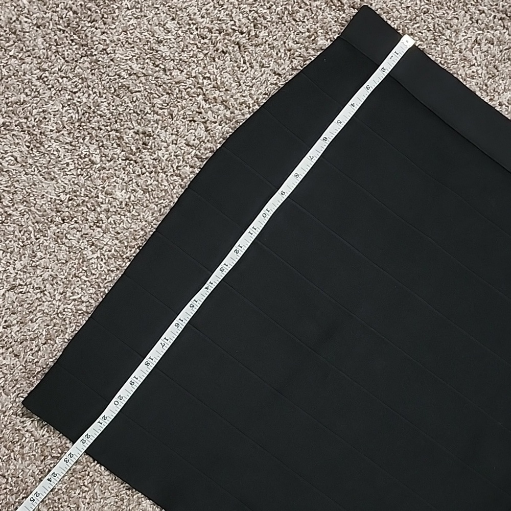WHBM Black Pencil Skirt Large - Picture 7 of 7